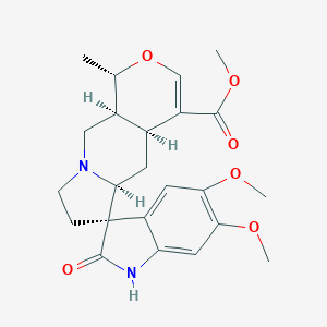 molecular formula C23H28N2O6 B073072 Carapanaubine CAS No. 1255-02-3