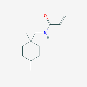 molecular formula C12H21NO B7307730 n-[(1,4-Dimethylcyclohexyl)methyl]prop-2-enamide 