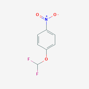 molecular formula C7H5F2NO3 B073078 4-(Difluoromethoxy)nitrobenzene CAS No. 1544-86-1