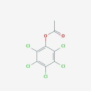 molecular formula C8H3Cl5O2 B073094 Pentachlorophenyl acetate CAS No. 1441-02-7