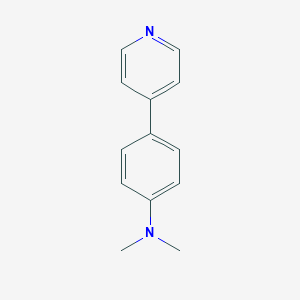 molecular formula C13H14N2 B073106 Pyridine, 4-(4-dimethylaminophenyl)- CAS No. 1137-80-0