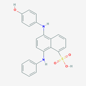 1-Naphthalenesulfonic acid, 5-[(4-hydroxyphenyl)amino]-8-(phenylamino)-