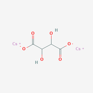 molecular formula C4H4Cs2O6 B073114 CAESIUM TARTRATE CAS No. 1114-13-2