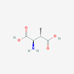 molecular formula C5H9NO4 B073123 (2R,3S)-2-amino-3-methylbutanedioic acid CAS No. 1114-07-4