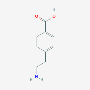 molecular formula C9H11NO2 B073126 4-(2-Aminoethyl)benzoic acid CAS No. 1199-69-5