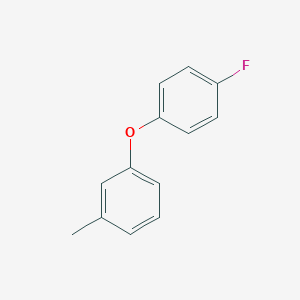 molecular formula C13H11FO B073129 1-(4-Fluorophenoxy)-3-methylbenzene CAS No. 1514-26-7