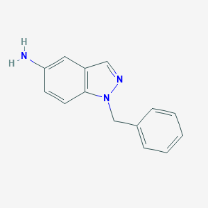 molecular formula C14H13N3 B073137 1-Benzyl-1H-indazol-5-amine CAS No. 23856-21-5