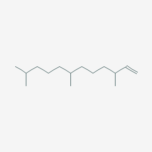 molecular formula C15H30 B073138 3,7,11-Trimethyl-1-dodecene CAS No. 1189-36-2