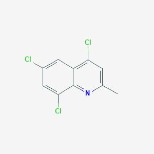 molecular formula C10H6Cl3N B073141 4,6,8-Trichloro-2-methylquinoline CAS No. 1204-14-4