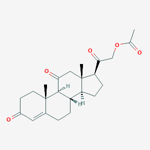 molecular formula C23H30O5 B073144 11-Dehydrocorticosterone acetate CAS No. 1173-27-9