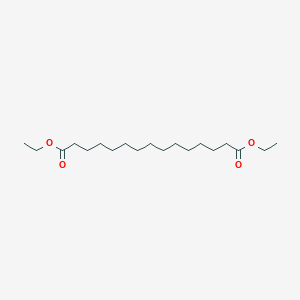 molecular formula C19H36O4 B073153 Diethyl pentadecanedioate CAS No. 1119-79-5