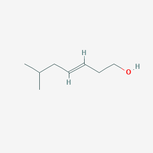 molecular formula C8H16O B073167 (E)-6-Methylhept-3-en-1-ol CAS No. 1335-09-7