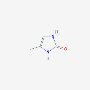 molecular formula C4H6N2O B073170 1,3-二氢-4-甲基-2H-咪唑-2-酮 CAS No. 1192-34-3