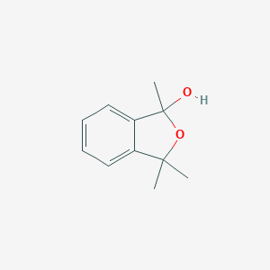 molecular formula C11H14O2 B073171 1,3,3-Trimethyl-2-benzofuran-1-ol CAS No. 1521-94-4