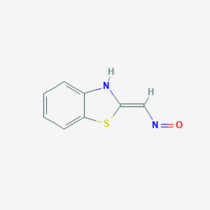 molecular formula C8H6N2OS B073176 (2E)-2-(nitrosomethylidene)-3H-1,3-benzothiazole CAS No. 1129-05-1