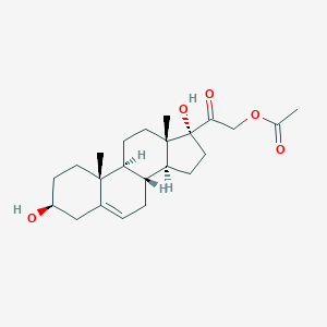 molecular formula C23H34O5 B073177 3-beta,17-alpha,21-Trihydroxypregn-5-en-20-one 21-acetate CAS No. 1474-10-8