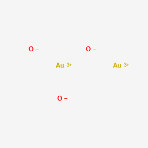 molecular formula Au2O3 B073181 Gold(III) oxide CAS No. 1303-58-8