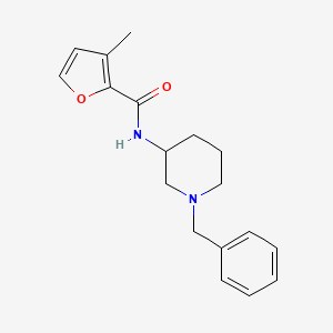molecular formula C18H22N2O2 B7318808 N-(1-benzylpiperidin-3-yl)-3-methylfuran-2-carboxamide 