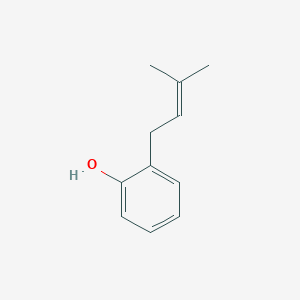 molecular formula C11H14O B073192 2-(3-methylbut-2-enyl)phenol CAS No. 1128-92-3