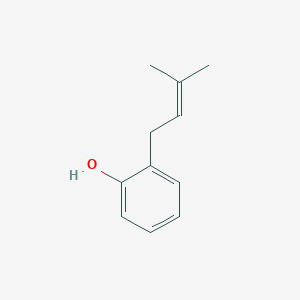 molecular formula C11H14O B073192 Phenol, o-(3-methyl-2-butenyl)- CAS No. 1128-92-3