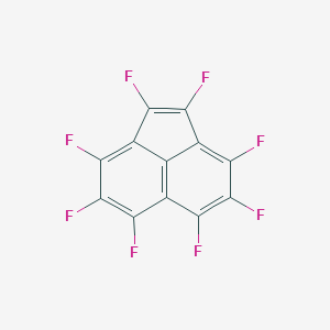 molecular formula C12F8 B073209 Acenaphthylene, octafluoro- CAS No. 1554-93-4
