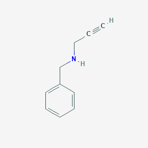 molecular formula C10H11N B073216 N-benzylprop-2-yn-1-amine CAS No. 1197-51-9