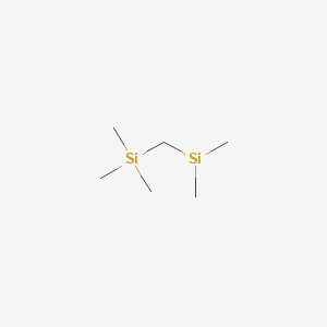 molecular formula C6H18Si2 B073225 Silane, [(dimethylsilyl)methyl]trimethyl- CAS No. 1189-75-9