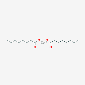 molecular formula C16H30CoO4 B073235 Cobalt dioctanoate CAS No. 1588-79-0
