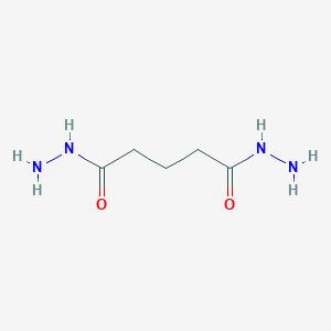 molecular formula C5H12N4O2 B073238 Pentanedihydrazide CAS No. 1508-67-4
