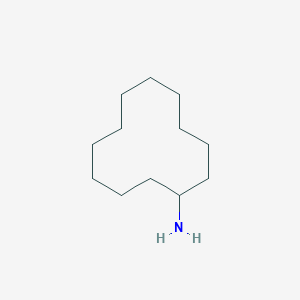molecular formula C12H25N B073247 Cyclododecylamine CAS No. 1502-03-0