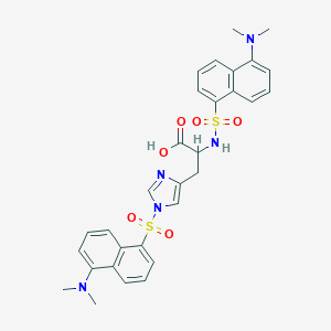 N,1-Bis((5-(dimethylamino)-1-naphthyl)sulphonyl)-L-histidine