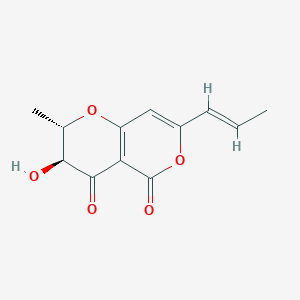 molecular formula C12H12O5 B073259 Radicinin CAS No. 1402-20-6