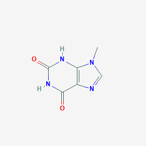 molecular formula C6H6N4O2 B073267 9-甲基黄嘌呤 CAS No. 1198-33-0