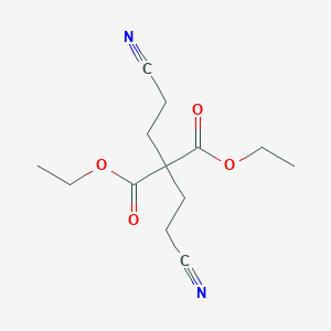 molecular formula C13H18N2O4 B073268 Diethyl bis(2-cyanoethyl)malonate CAS No. 1444-05-9