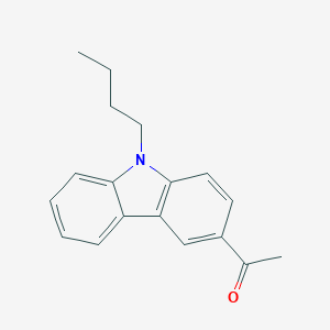 molecular formula C18H19NO B073284 3-Acetyl-9-butylcarbazole CAS No. 1484-01-1