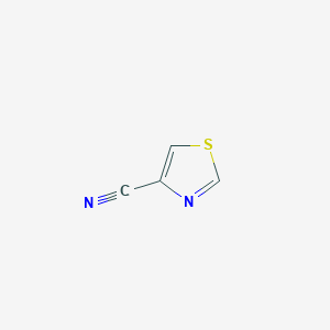 molecular formula C4H2N2S B073293 4-Cyanothiazole CAS No. 1452-15-9