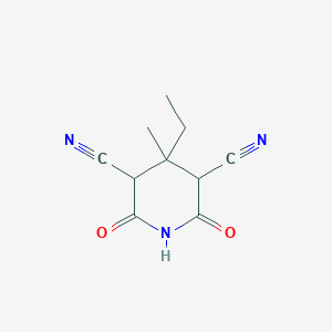 2,4-Dicyano-3-ethyl-3-methylglutarimide