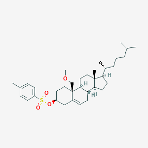 molecular formula C35H54O4S B073296 Cholest-5-en-3beta-ol, 19-methoxy-, p-toluenesulfonate CAS No. 1110-53-8