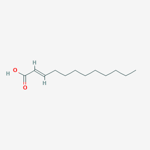 molecular formula C12H22O2 B073306 2-Dodecenoic acid CAS No. 1289-45-8