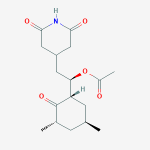 molecular formula C17H25NO5 B073309 Cycloheximide acetate CAS No. 1508-62-9