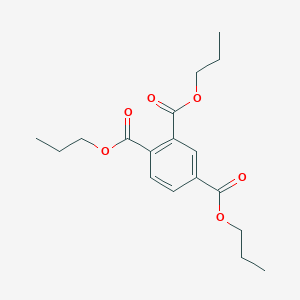 molecular formula C18H24O6 B073318 Tripropyl benzene-1,2,4-tricarboxylate CAS No. 1528-53-6