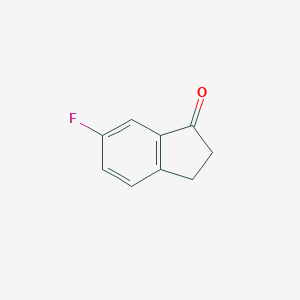 molecular formula C9H7FO B073319 6-Fluoro-1-indanone CAS No. 1481-32-9