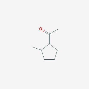 molecular formula C8H14O B073320 trans-1-Acetyl-2-methylcyclopentane CAS No. 1601-00-9