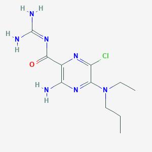 molecular formula C11H18ClN7O B073338 5-(Ethylpropyl)amiloride CAS No. 1154-41-2