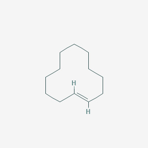 molecular formula C12H22 B073344 (E)-环十二烯 CAS No. 1486-75-5