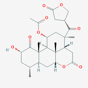 molecular formula C27H36O9 B073346 Simarolide CAS No. 1260-58-8