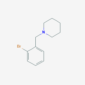 molecular formula C12H16BrN B073349 1-(2-Bromobenzyl)piperidine CAS No. 1459-22-9