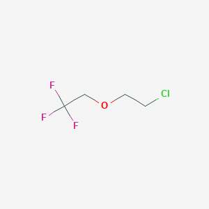 molecular formula C4H6ClF3O B073356 2-(2-Chloroethoxy)-1,1,1-trifluoroethane CAS No. 1537-70-8