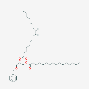 molecular formula C44H76O5 B073360 [(2S)-1-Hexadecanoyloxy-3-phenylmethoxypropan-2-yl] (Z)-octadec-9-enoate CAS No. 1487-52-1