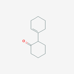 molecular formula C12H18O B073363 2-(1-环己烯基)环己酮 CAS No. 1502-22-3